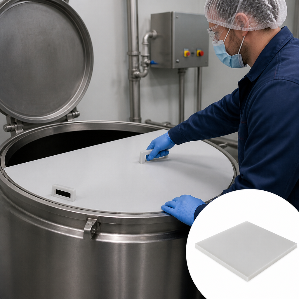 PVDF Sheet for Chemical Processing and Electrical Insulation 1mm to 20mm thick