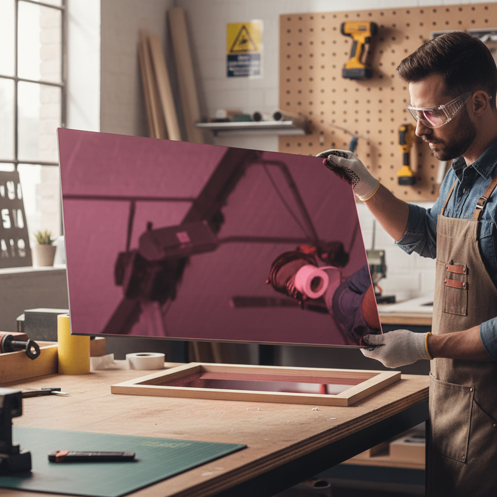 Premium High-Performance Acrylic Mirror Pink Sheet - Impact Resistant, Lightweight, and Easy to Fabricate for Various Applications