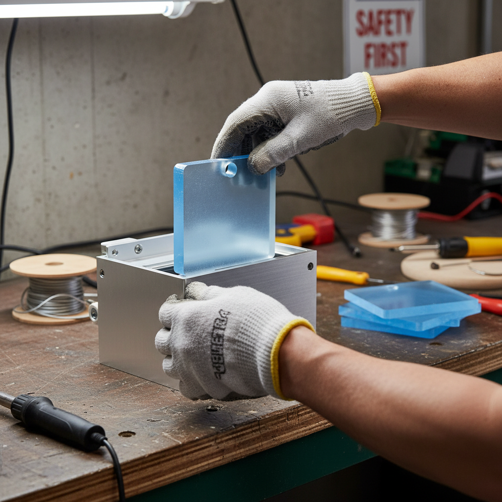 Premium Acrylic Sheet in Night Blue - High-Performance Cast Material with Exceptional Light Diffusion and Recyclability