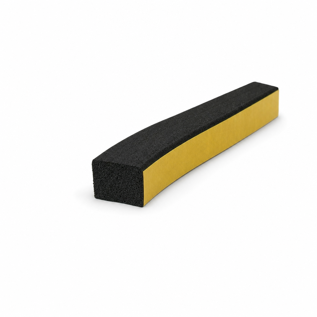 Adhesive Backed Expanded Neoprene Strip 25mm x 10mm – 6m Roll
