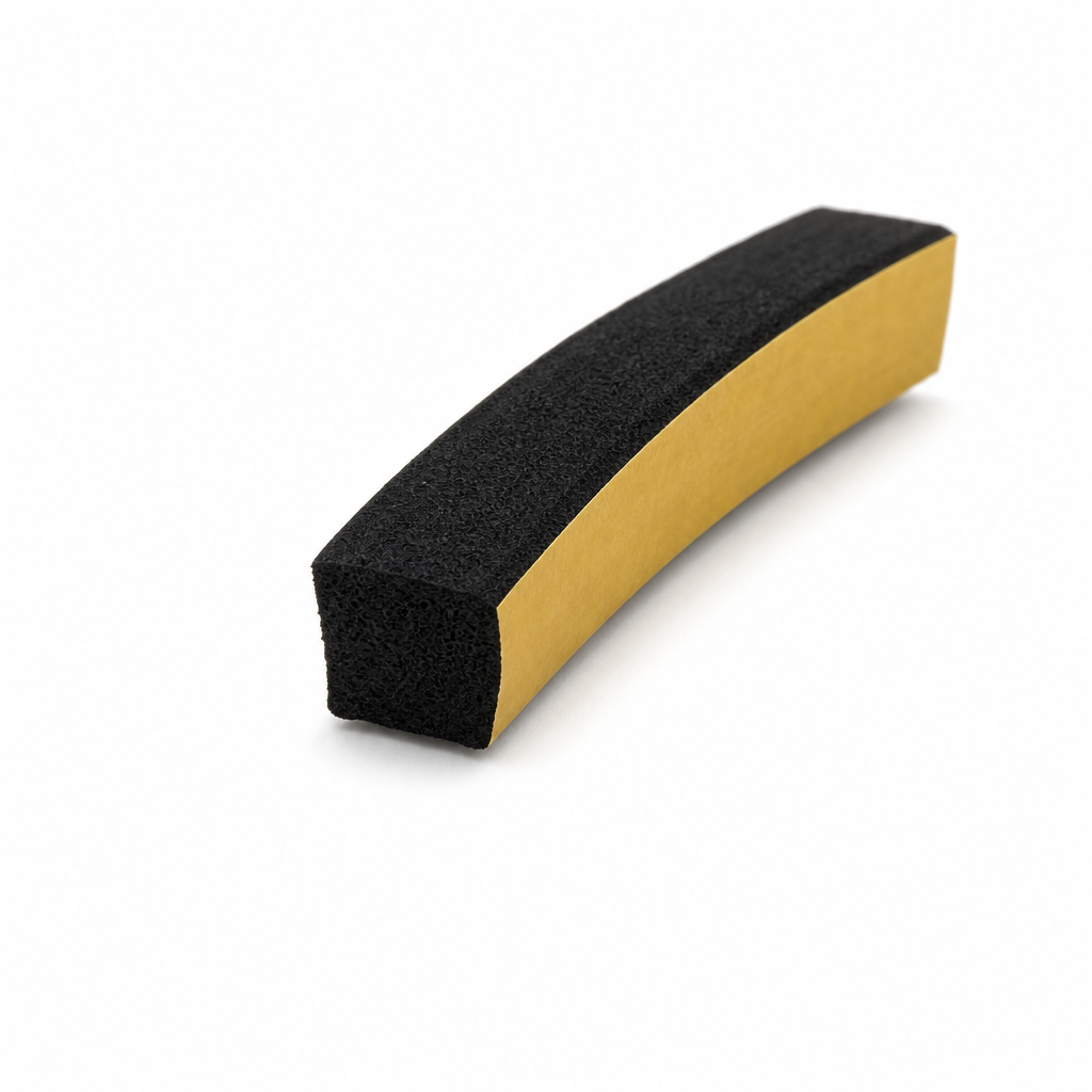 Adhesive Backed Expanded Neoprene Strip 19mm x 10mm – 6m Roll