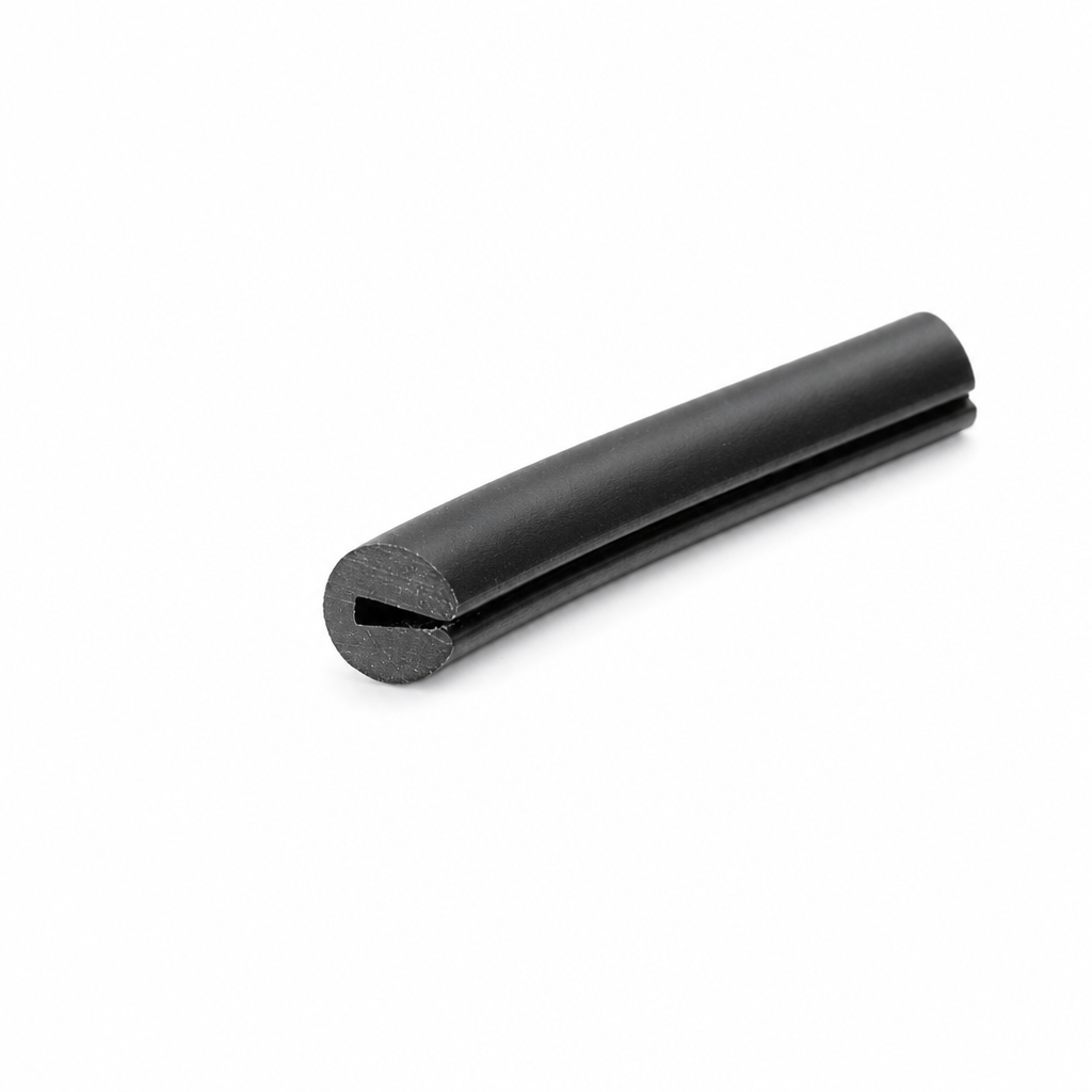 Round Rubber Seal 5mm Diameter with 1mm Slot – Per Metre