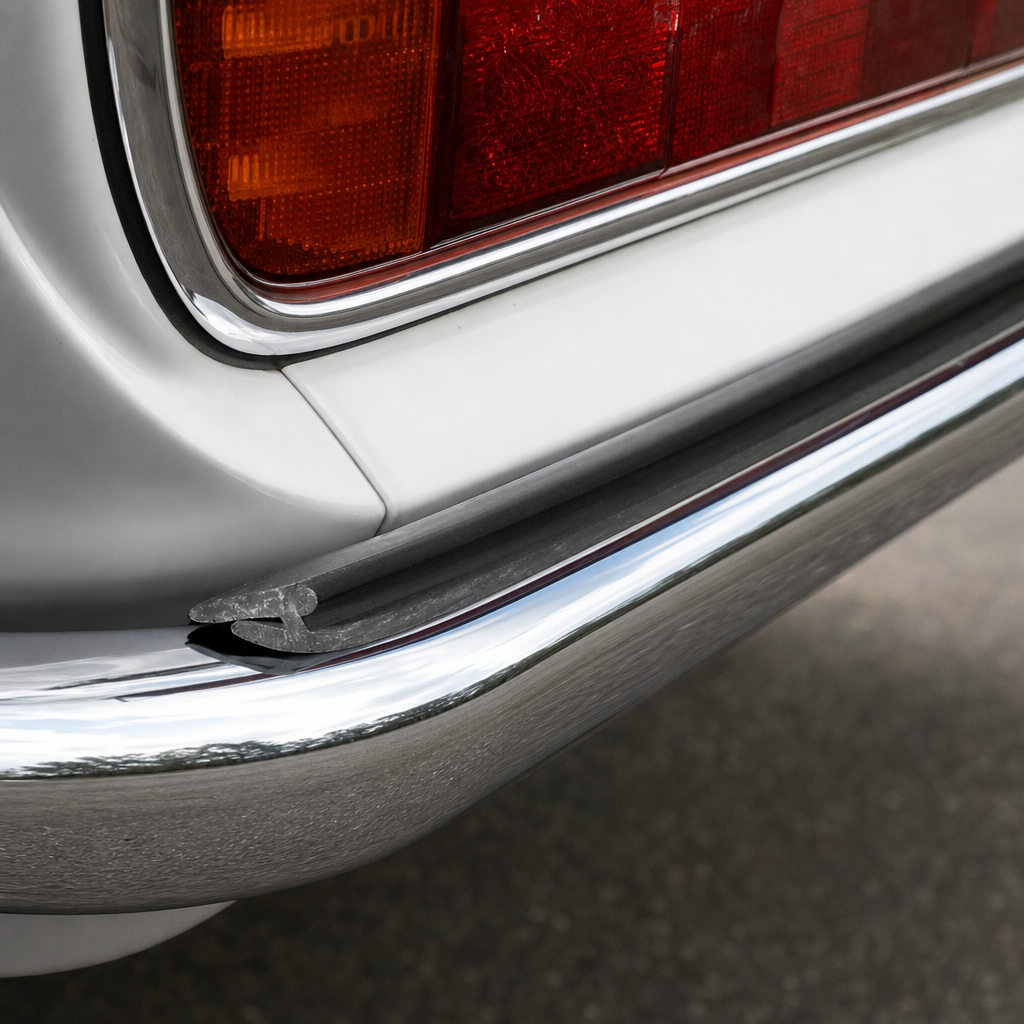 Rubber Rear Bumper Seal 28mm x 6.5mm – Per Metre