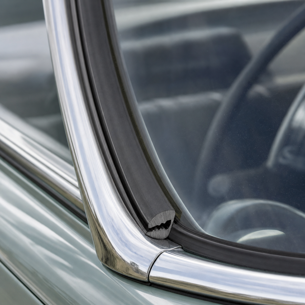 Rubber Inner Windscreen Trim 11mm x 9mm – Per Metre