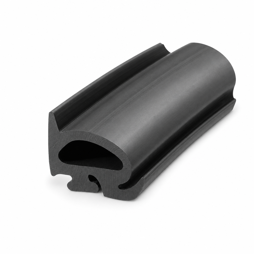 Pillar Seal Rubber Section 24.7mm x 23.3mm – Per Metre