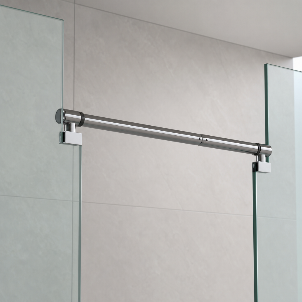 Adjustable Telescopic Shower Support Bar – 700-1200mm Length