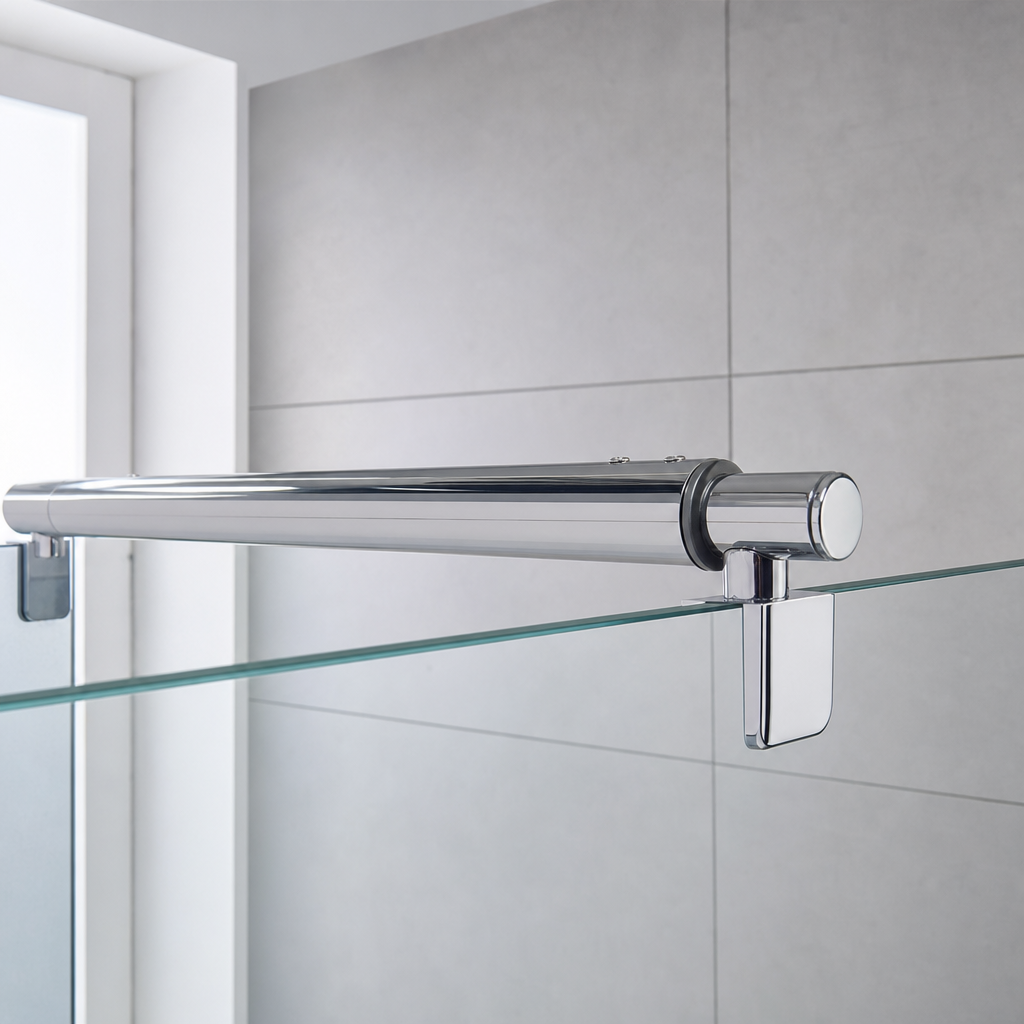 Adjustable Telescopic Shower Support Bar – 700-1200mm Gap – BAR004