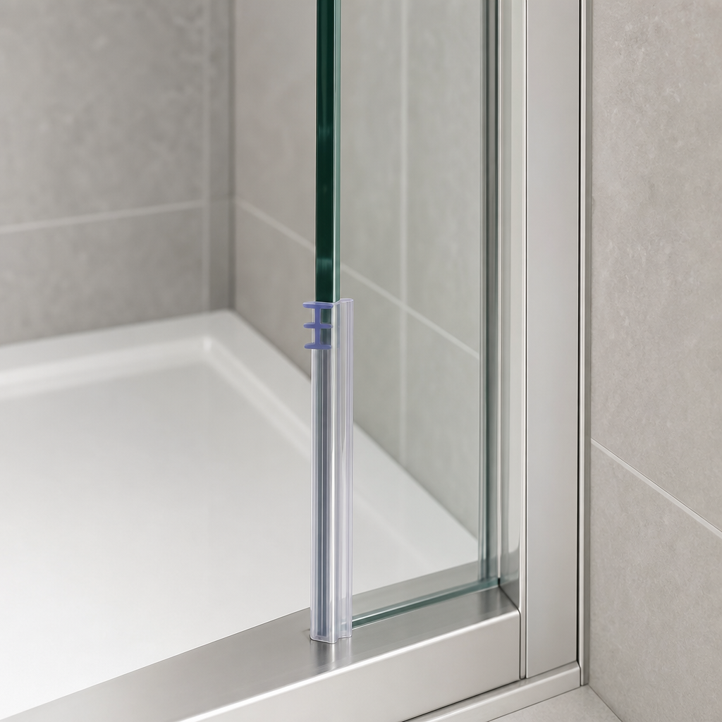 Bifold Channel T Shower Seal – 5mm Channel, 3-8mm Gap
