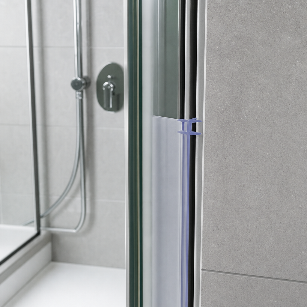 Bifold Channel T Shower Seal – 5mm Channel, 13-18mm Gap