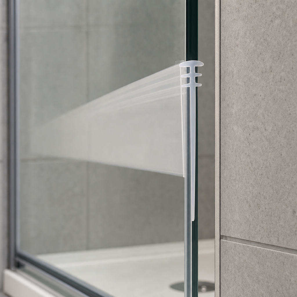 Bifold Channel T Shower Seal – Fits 5-10mm Channels, 32mm Tall
