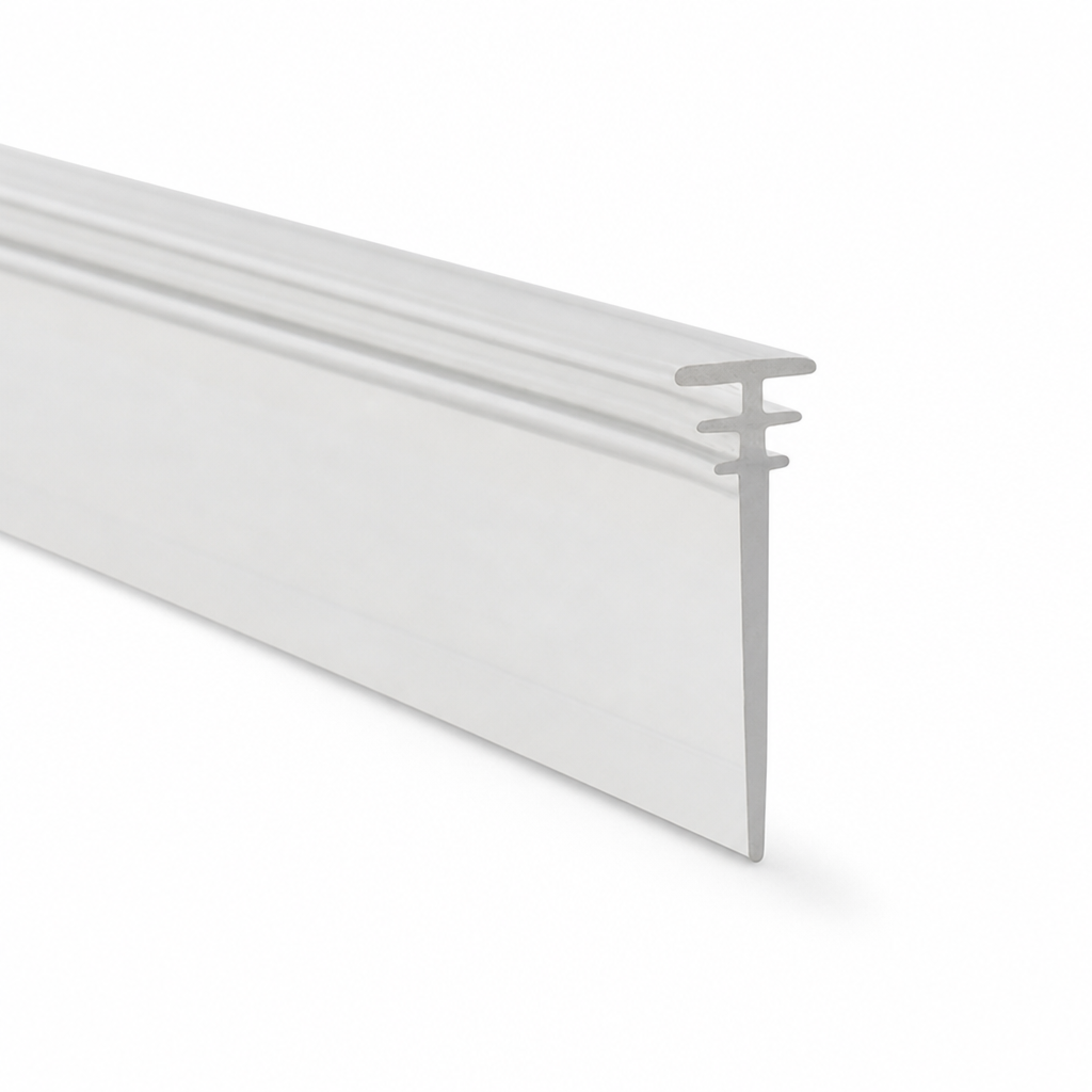 Bifold Channel T Shower Seal – Fits 5-10mm Channels, 32mm Tall