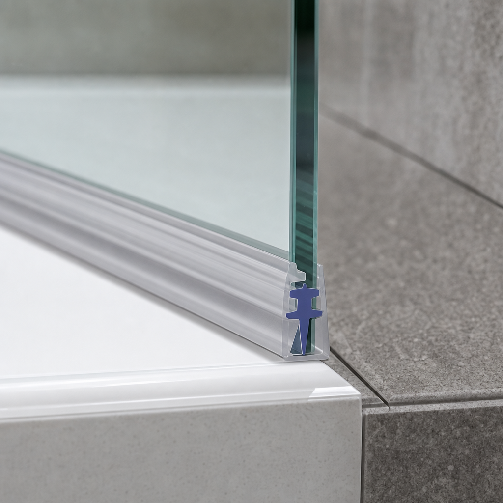 Bifold Channel T Shower Seal – Fits 5-7mm Wide Channels