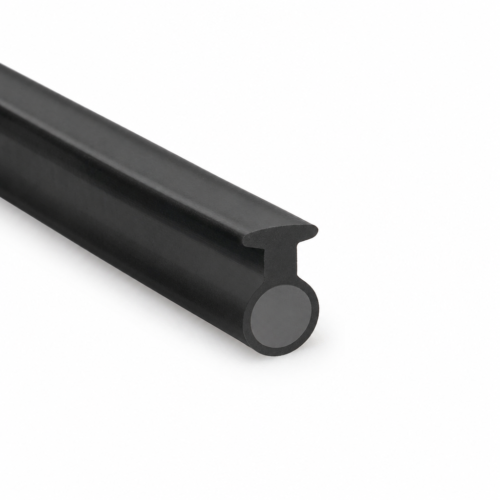 Bifold Channel T Shower Seal – 6mm Channel, Seals 5-10mm Gap