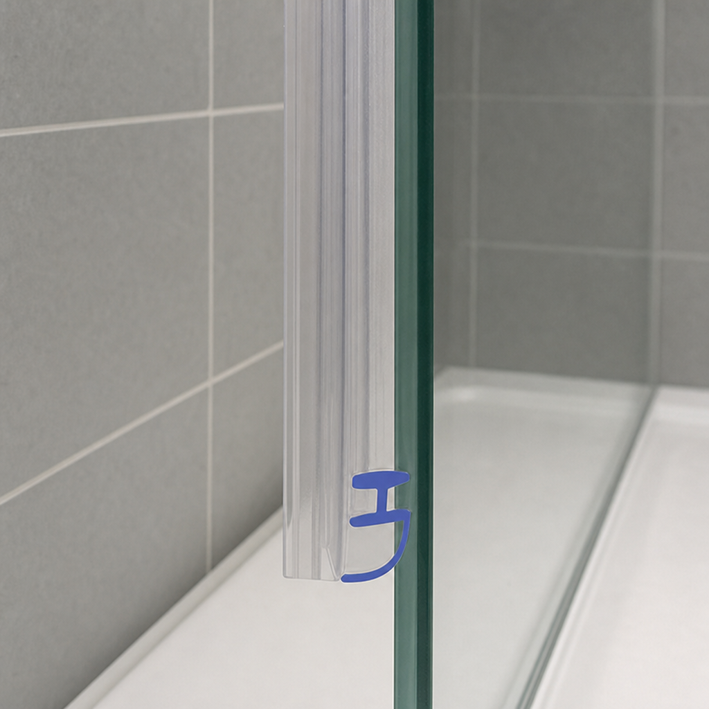 Bifold Channel T Shower Seal – 5mm Channel, 2-7mm Gap