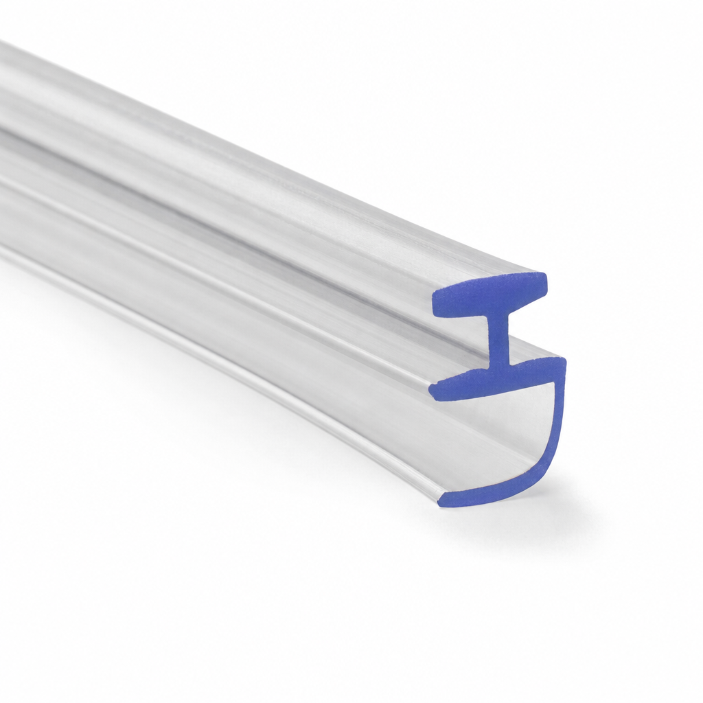 Bifold Channel T Shower Seal – 5mm Channel, 2-7mm Gap