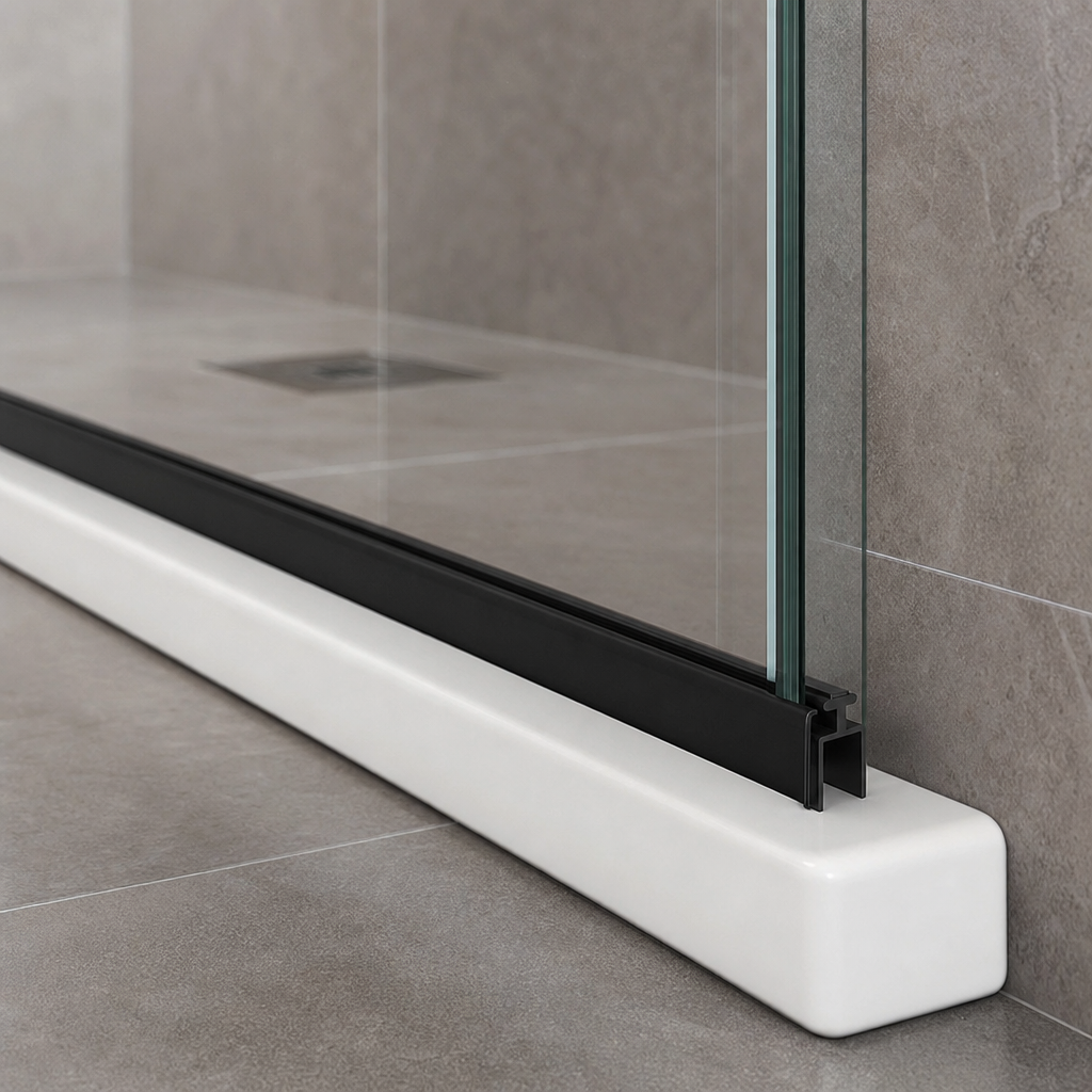 Bifold Channel T Shower Seal for 4mm Channel – Seals 9-14mm Gap
