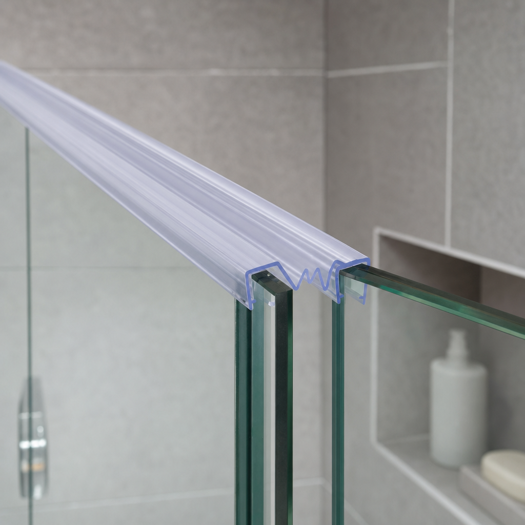 Bifold Channel T Shower Seal for 4-6mm Glass – 40mm Gap