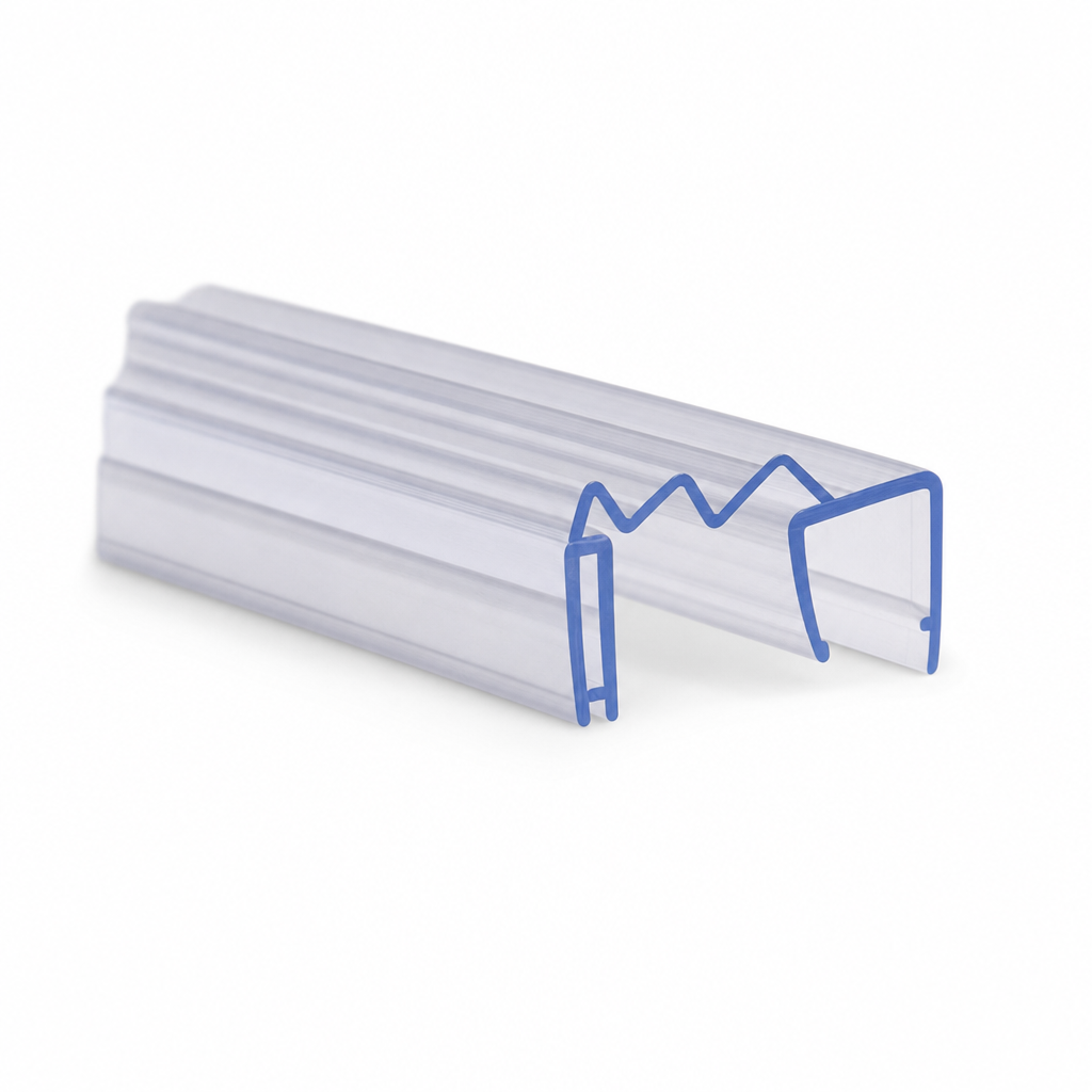 Bifold Channel T Shower Seal for 4-6mm Glass – 40mm Gap