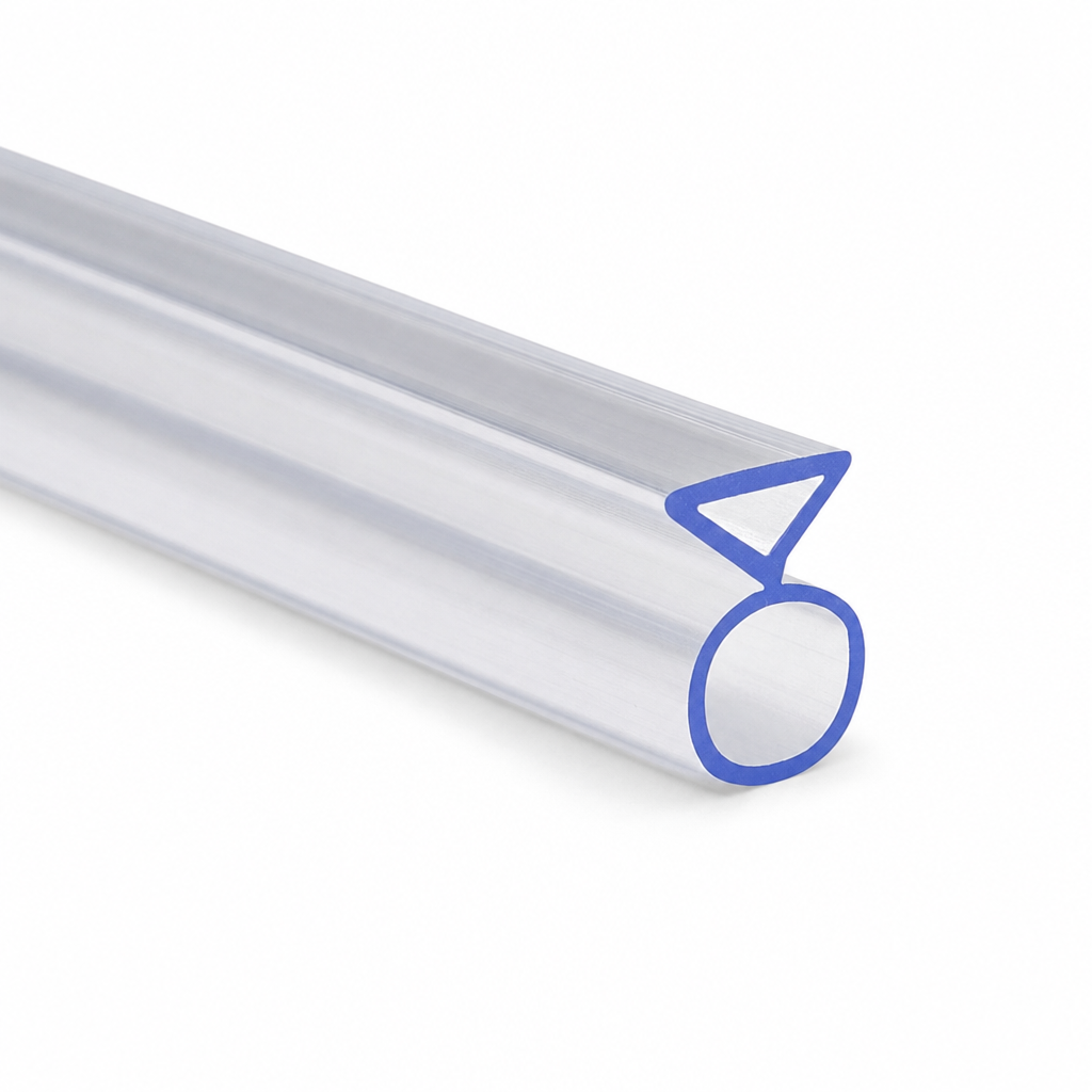 Bifold Channel T Shower Seal – Fits 7mm Channel, Seals 7-12mm Gap