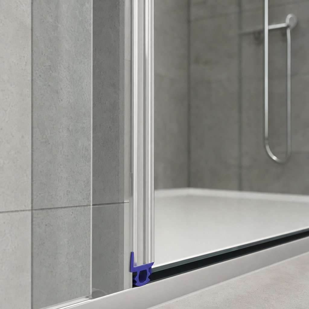 Bifold Channel T Shower Seal for 7-9mm Recess – 1000mm/2000mm