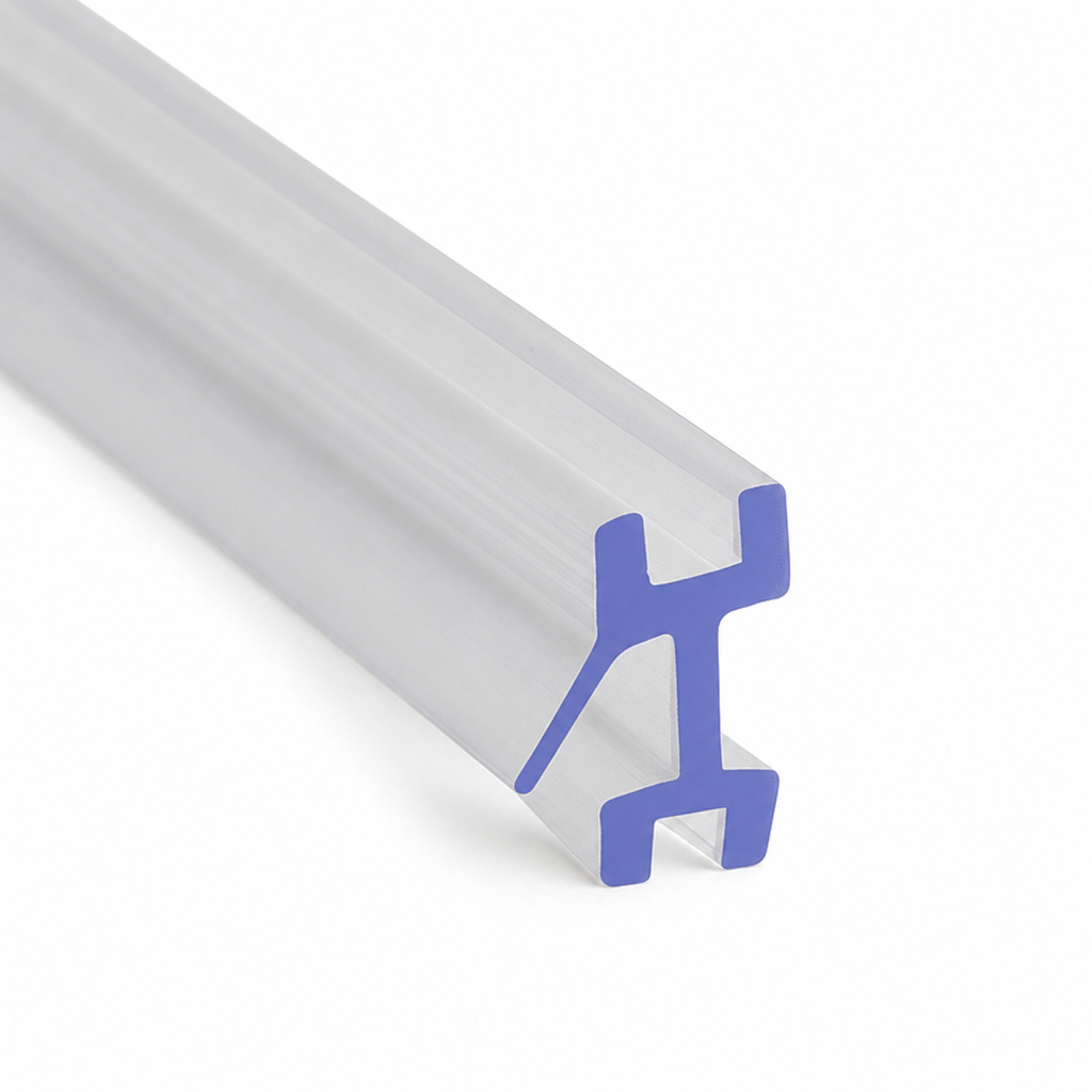 Bifold Channel T Shower Seal – 25mm Gap, 1000mm & 2000mm