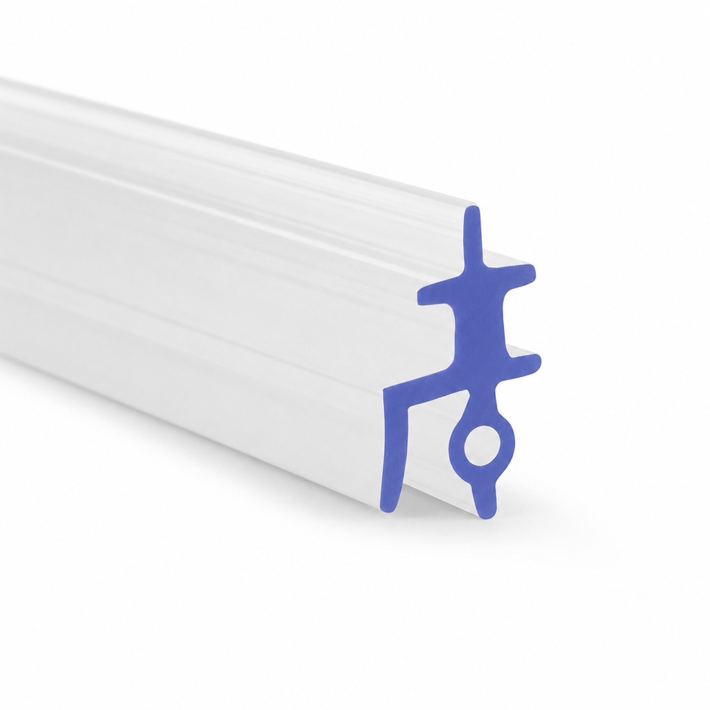 Bifold Channel T Shower Seal – 25mm Gap, 1000mm & 2000mm – BIF047