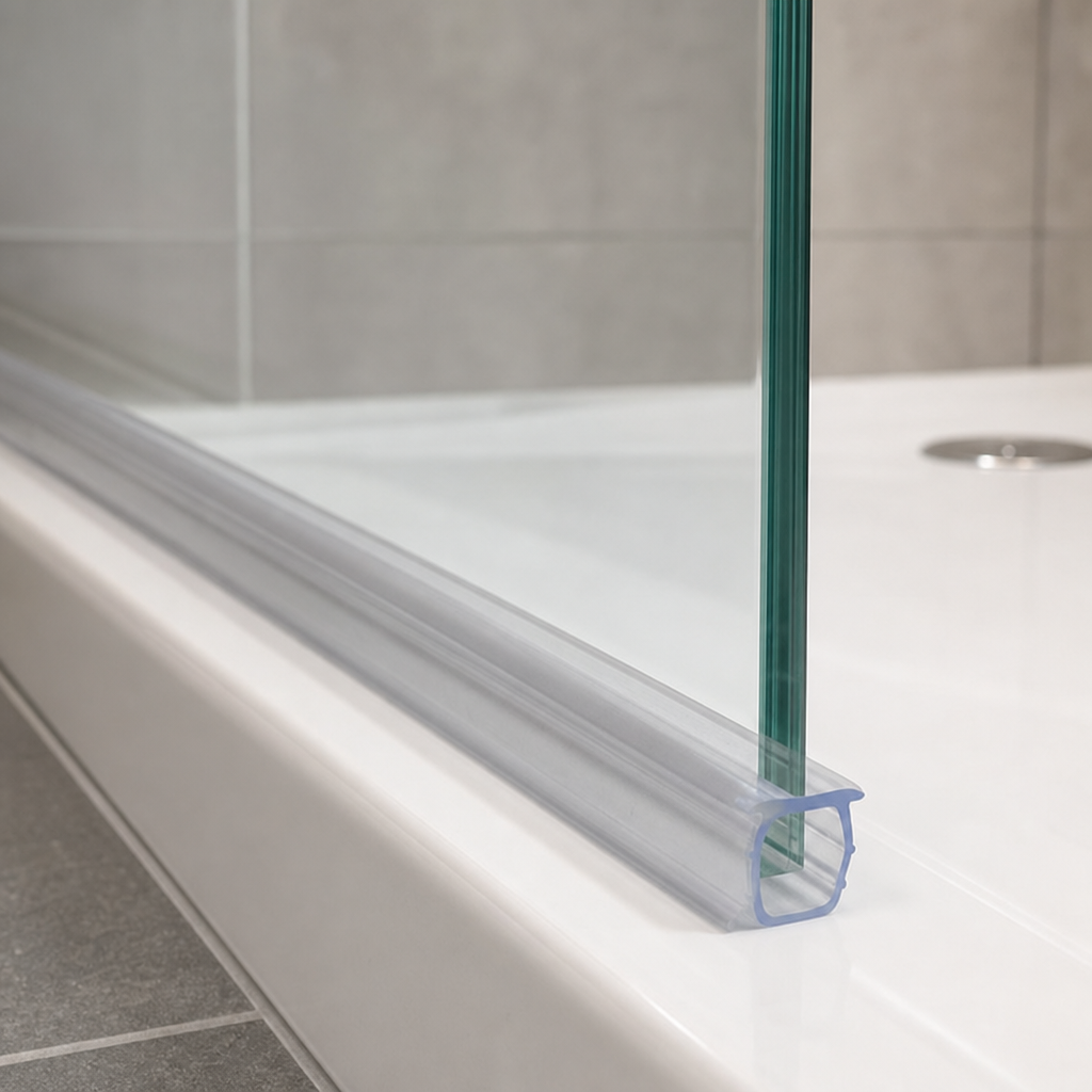 Bifold Channel T Shower Seal for 9-11mm Recess – 900mm/2000mm