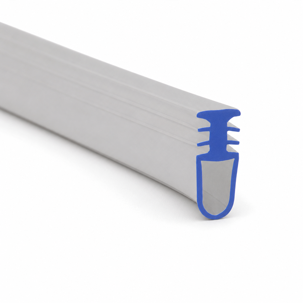 Bifold Channel T Shower Seal – 8mm Channel, Seals 15-20mm Gap