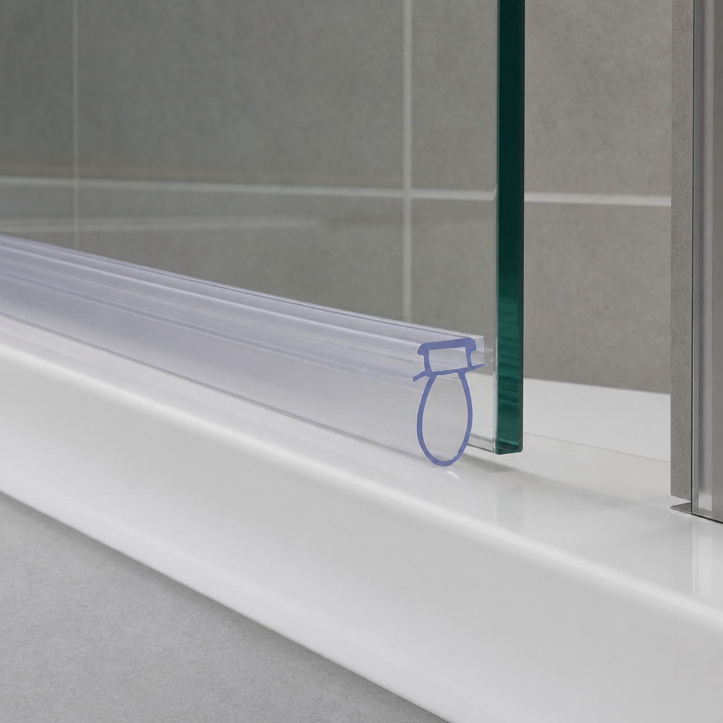 Bifold Channel T Shower Seal – 25mm Sample, 1000mm, 2000mm