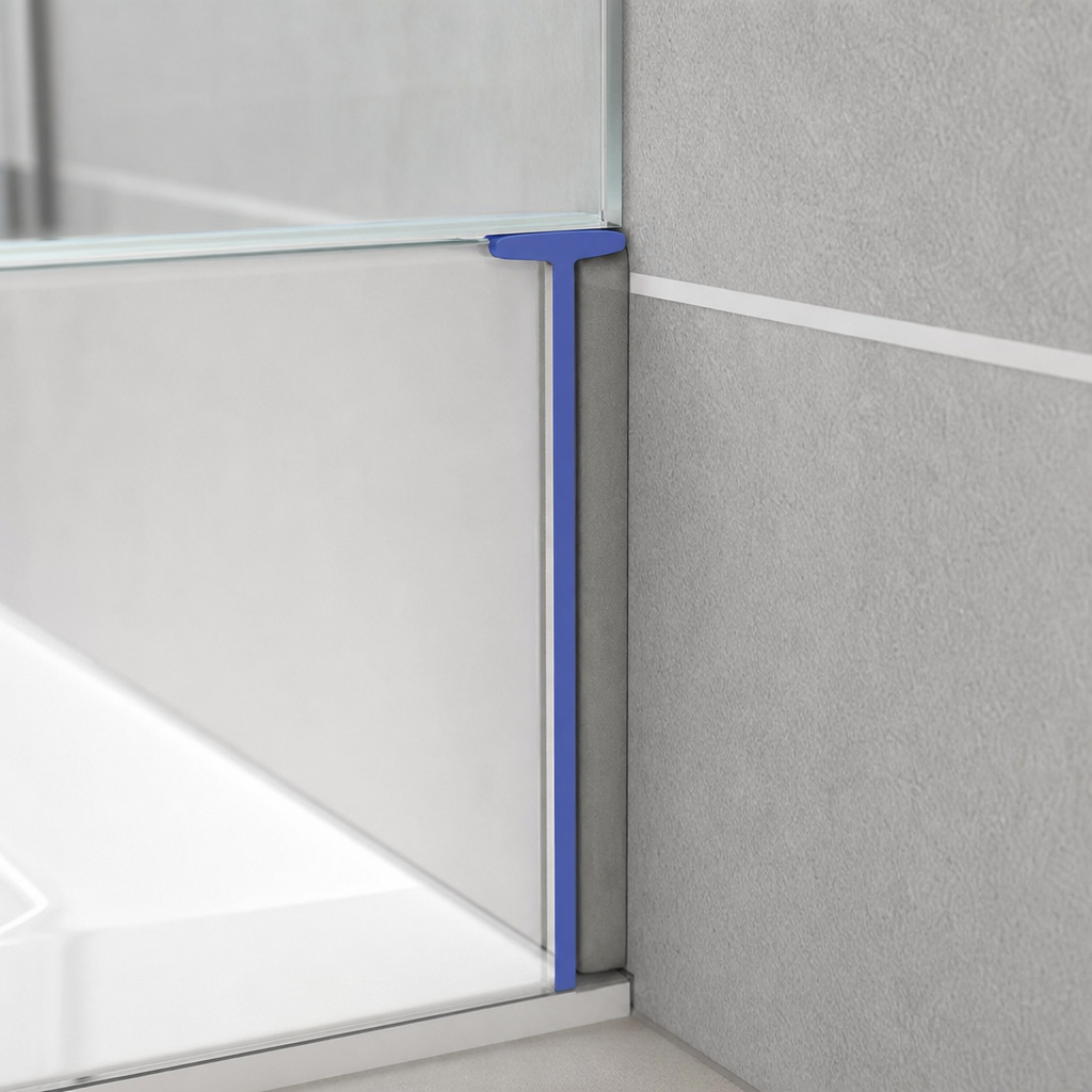 Bifold Channel T Shower Seal for 5mm Channel – Seals 8-13mm Gap