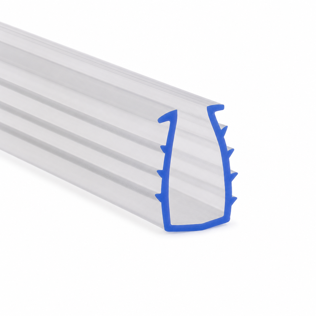 Bifold Channel T Shower Seal for 4-6mm Glass – 900/2000mm
