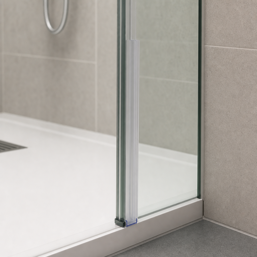 Bifold Channel T Shower Seal for 4-6mm Glass – 25mm Gap