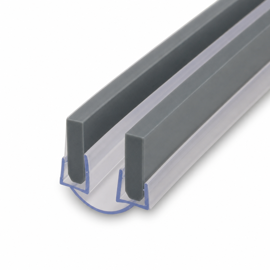 Bifold Channel T Shower Seal for 4-6mm Glass – 20mm Gap