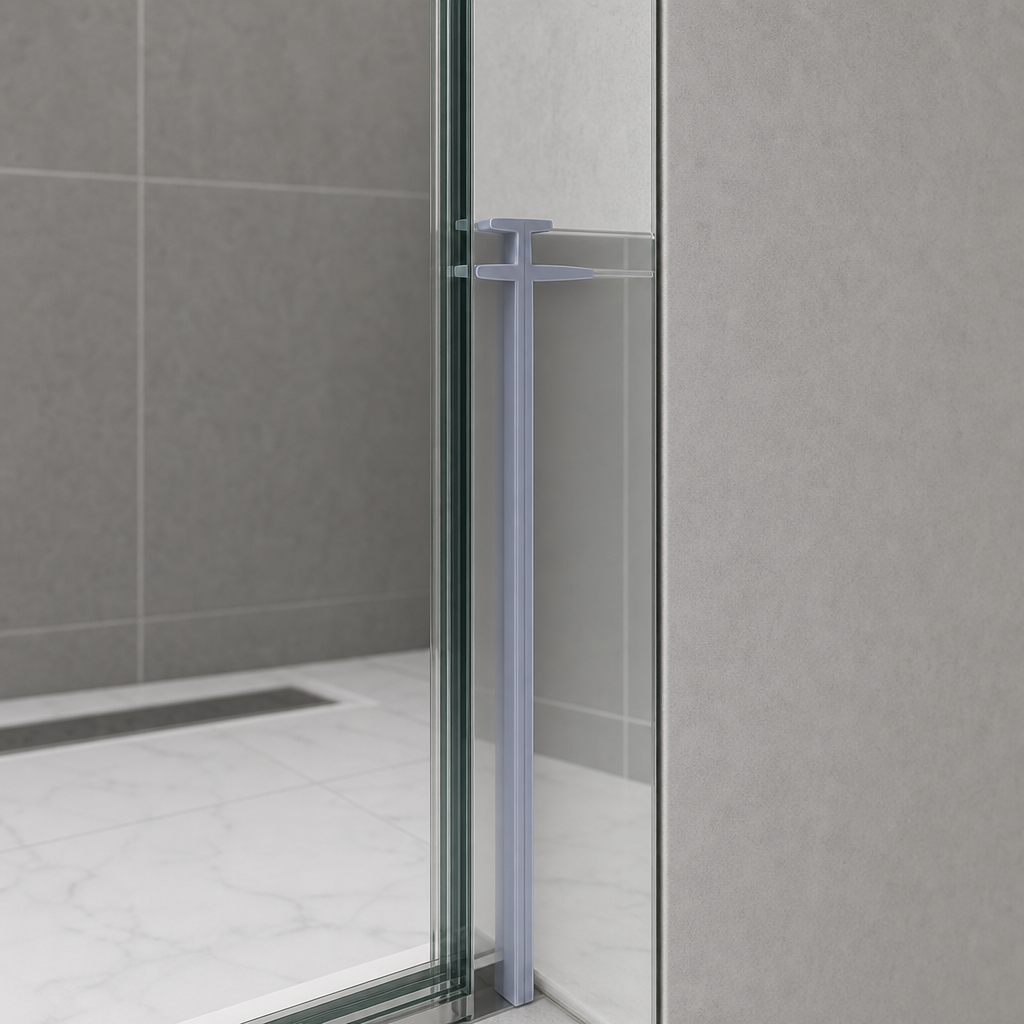Bifold Channel T Shower Seal for 5mm Channel – Seals 29-34mm Gap