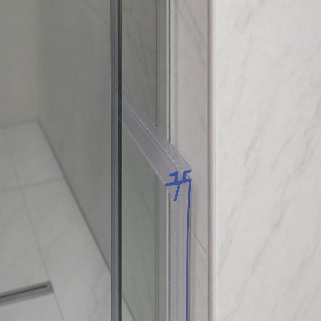Bifold Channel T Shower Seal – 8mm Channel, Seals 11-14mm Gap