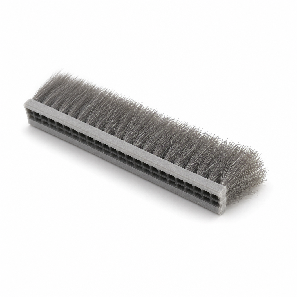 Brush Seal for 7mm Width – 12mm Deep, Available in 25-2000mm