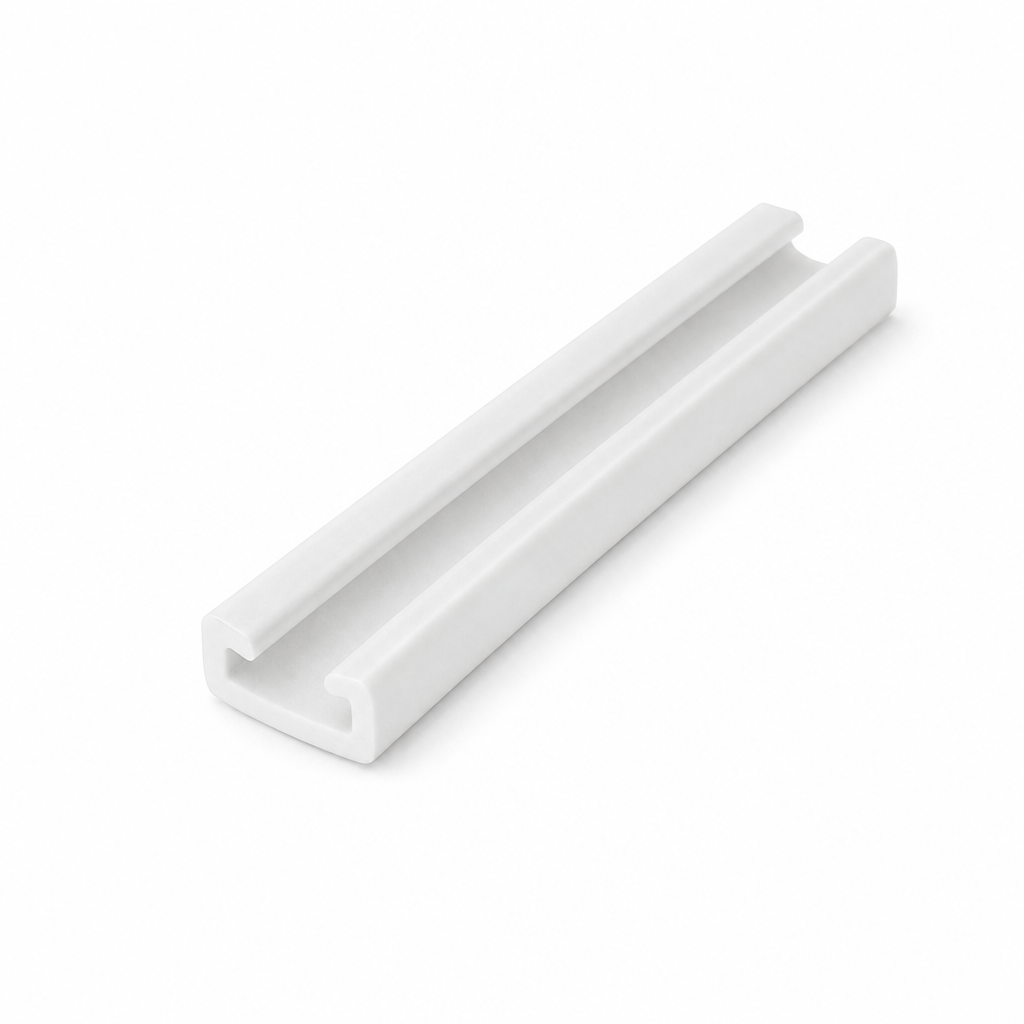 White Brush Seal Carrier 2.2m Length – For 4.8mm Seals