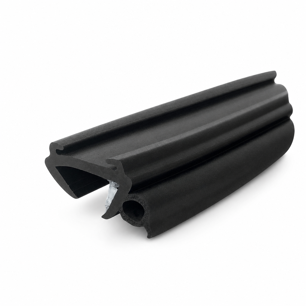 Caravan Window Rubber Seal 30mm Panel, 12mm Bulb – Per Metre
