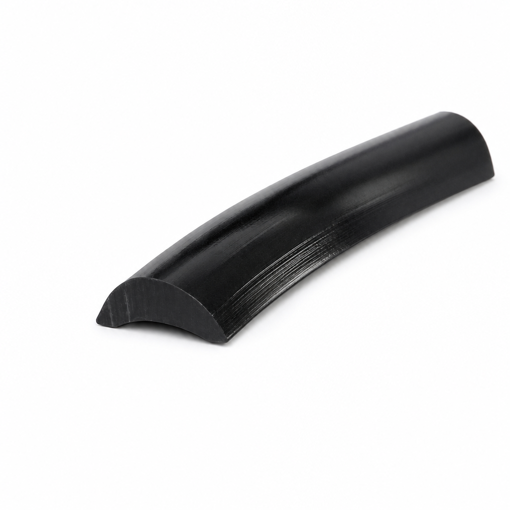 Black Awning Rail Insert Trim 17.3mm Wide – Per Metre