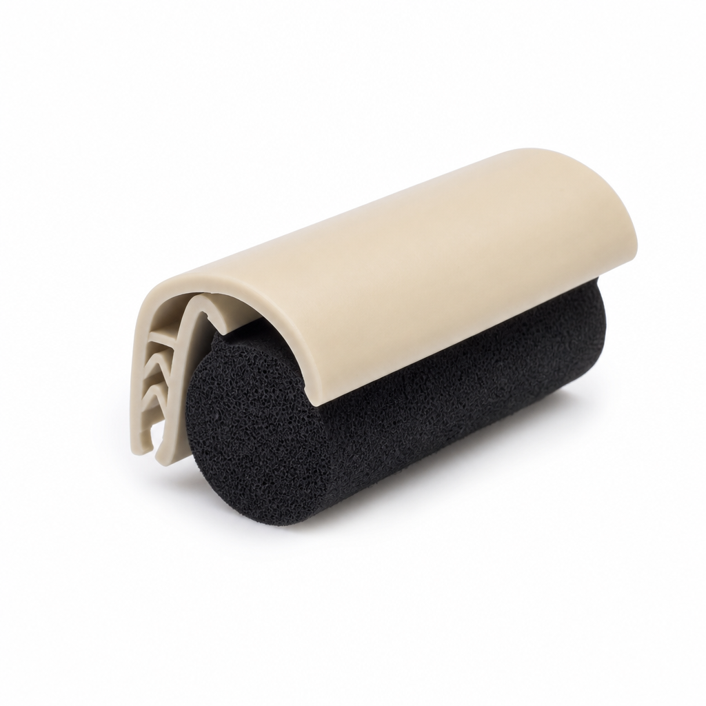 Sponge Rubber Door Seal 14mm Bulb – Per Metre