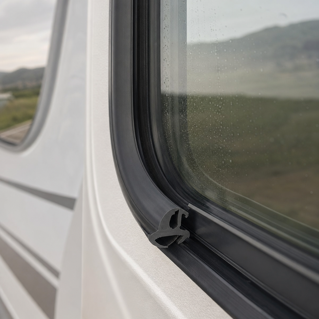 Fixed Window Rubber Seal 27mm Panel – Per Metre