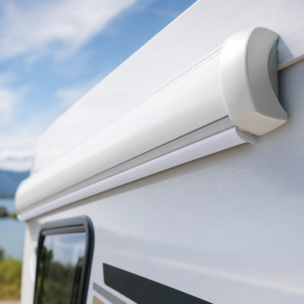 White Awning Rail Insert Trim 11.3mm – Per Metre
