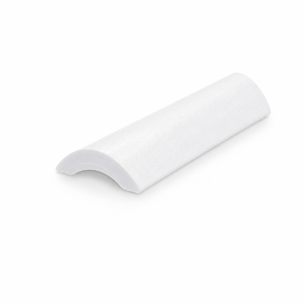 White Awning Rail Insert Trim 12.3mm – Per Metre