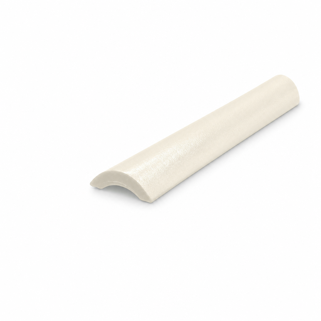 Cream Awning Rail Insert Trim 12.3mm – Per Metre