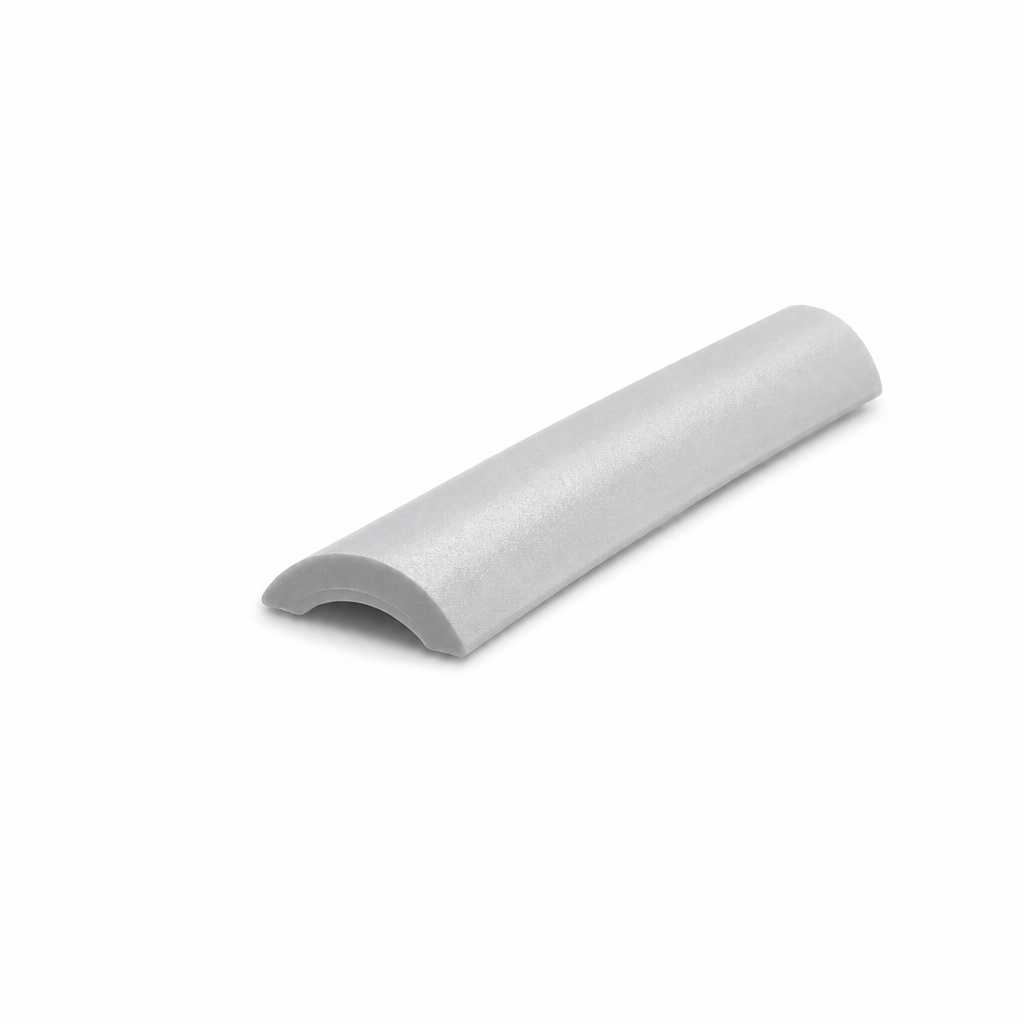 Grey Awning Rail Insert Trim 12.3mm – Per Metre