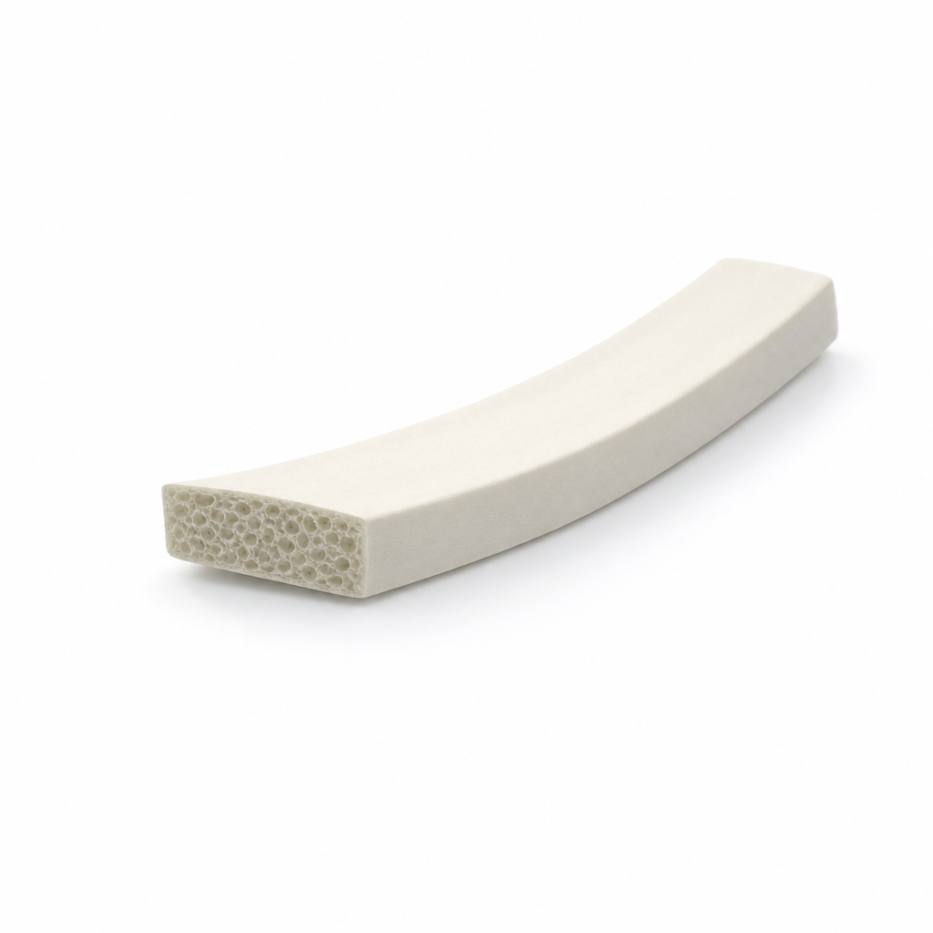 Expanded Silicone Strip 10mm x 3mm – Per Metre