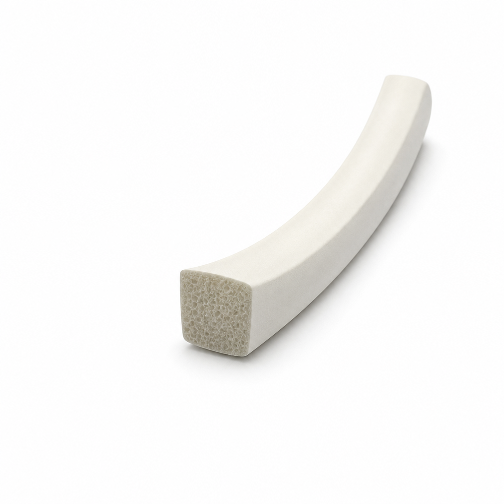 Expanded Silicone Strip 6mm x 6mm – Per Metre