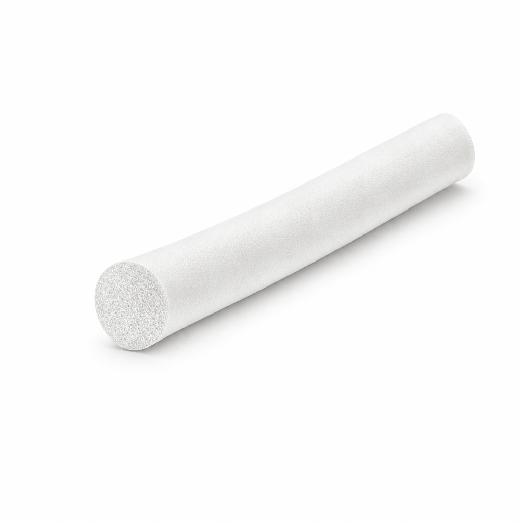 Expanded Silicone Cord 8mm Diameter – Per Metre