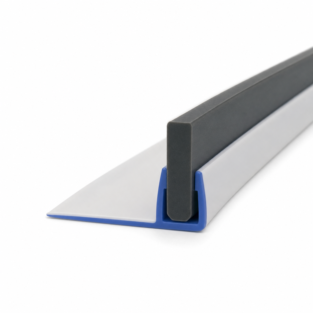 Fin Shower Screen Seal for 10mm Glass – Soft Fin Options
