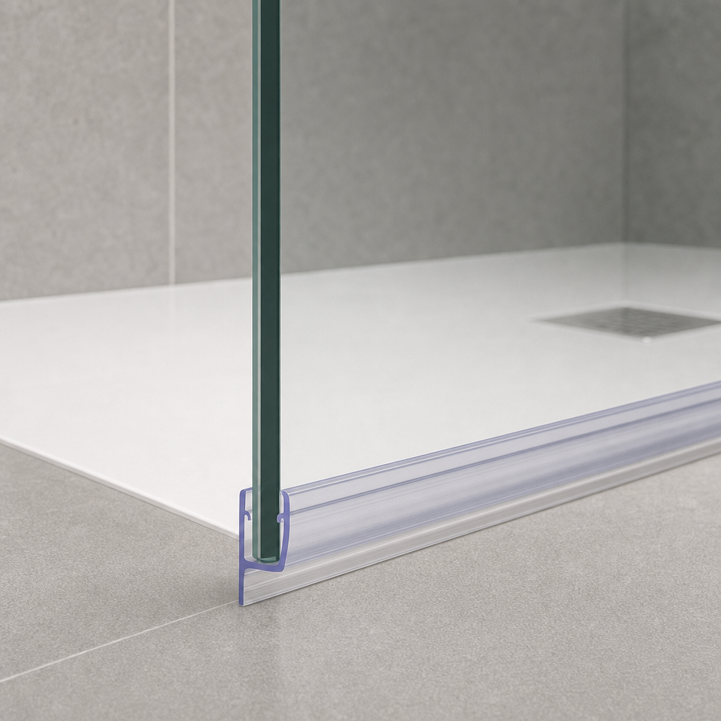 Fin Shower Screen Seal for 8mm Glass – Seals 3-35mm Gap